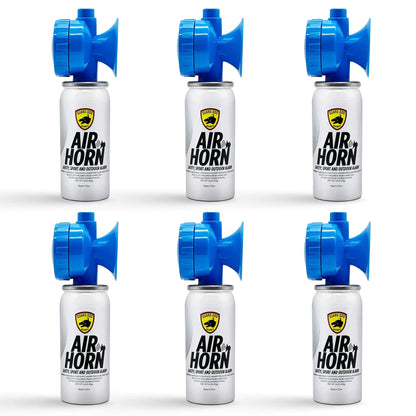 Guard Dog Security Air Horn for Safety Loud Blow Horn Hand Held Mini Air Horn Fog and Boat Horn for Marine Football Games Sporting Events and Outdoor Alarms Powerful 1-Mile Sound Blast 1.4 oz