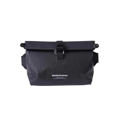 watertrace Waterproof Snorkeling Bag Waterproof Fanny Pack Waist Bag Canoe Kayaking Rafting Surfing Swimming Boating Paddle Board IPX8 (Black)