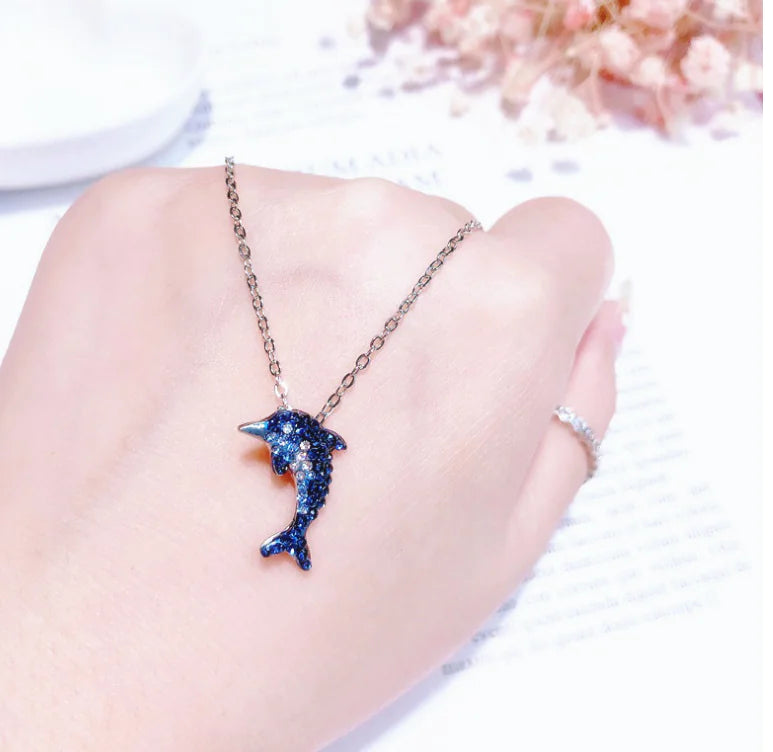Dolphin Pendant Necklace for Women