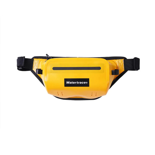 watertrace Waterproof Fanny Pack Snorkeling Bag Waist Bag For Canoe Kayaking Rafting Surfing Swimming Boating Storage Pack Paddle Board (Yellow)