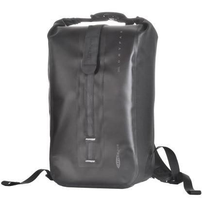 AFISHTOUR Waterproof Backpack for Men and Women - 25L Roll-Top Closure Backpack for Motorcycle Kayaking Rafting Boating Beach (Black)