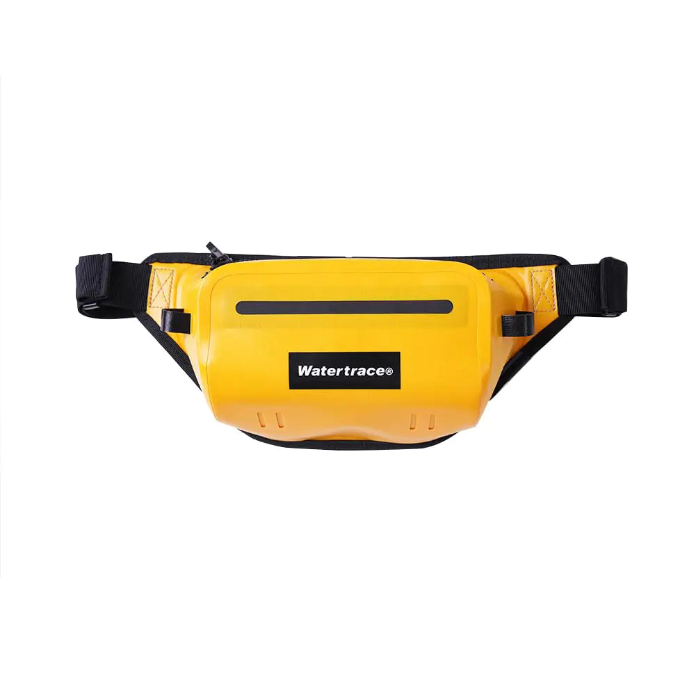 watertrace Waterproof Fanny Pack Snorkeling Bag Waist Bag For Canoe Kayaking Rafting Surfing Swimming Boating Storage Pack Paddle Board (Yellow)