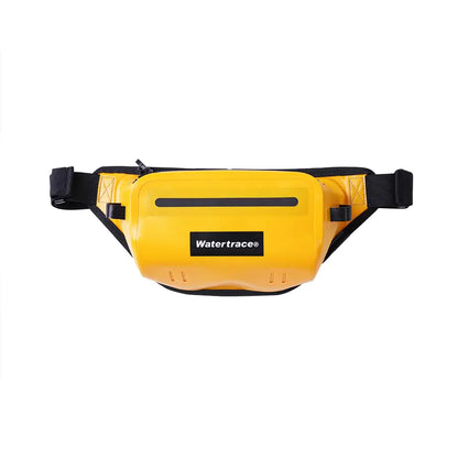 watertrace Waterproof Fanny Pack Snorkeling Bag Waist Bag For Canoe Kayaking Rafting Surfing Swimming Boating Storage Pack Paddle Board (Yellow)