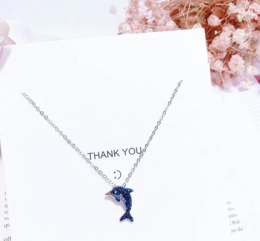 Dolphin Pendant Necklace for Women